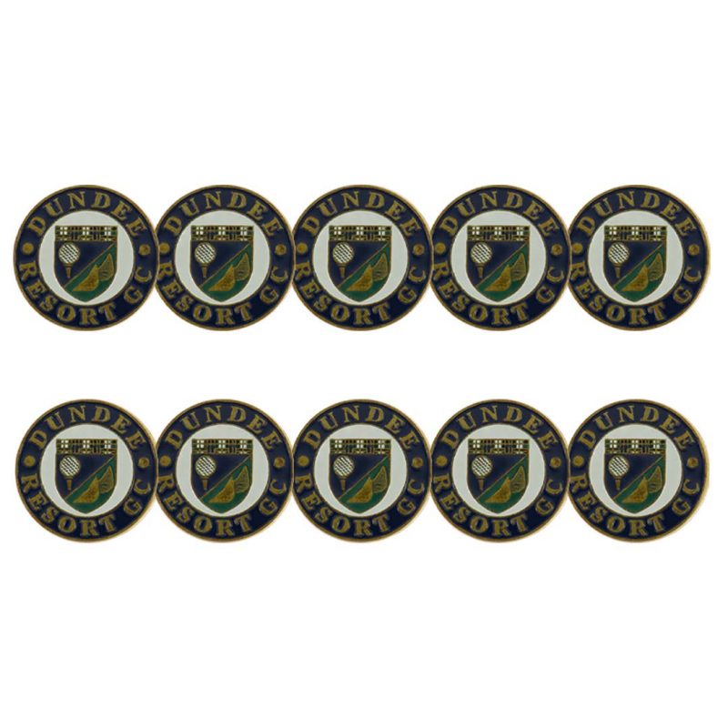 ahead Dundee Resort Golf Club Ball Markers BM4R DUNDEE NVYWHT 3