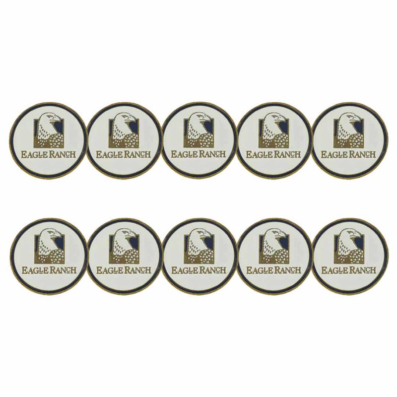 ahead Eagle Ranch Golf Resort Ball Markers BM4R GGRAN WHT 03