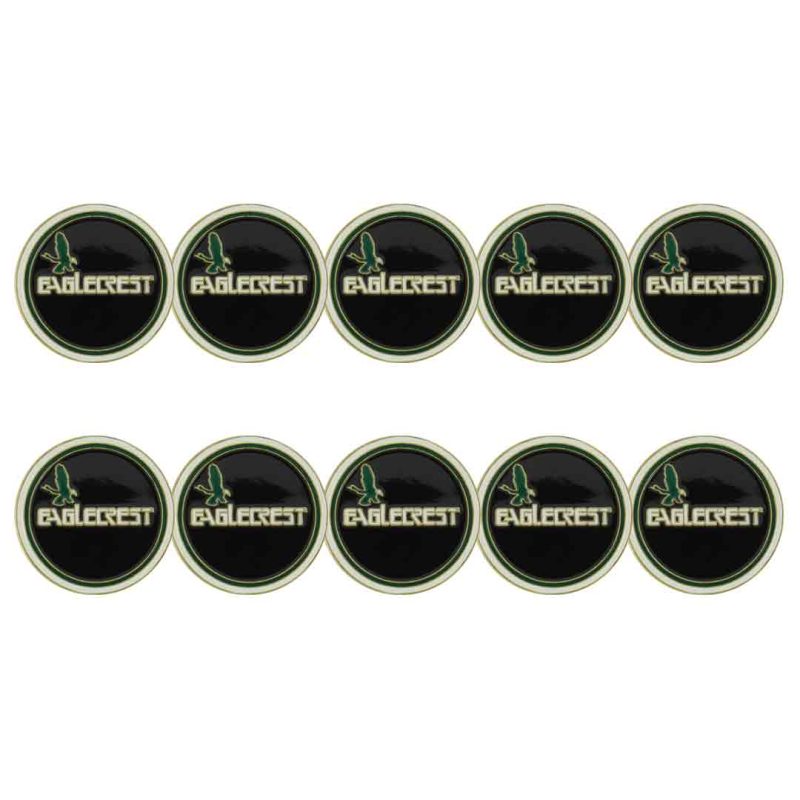 ahead Eaglecrest Golf Club Ball Markers BM4 EAGCR BLK 1