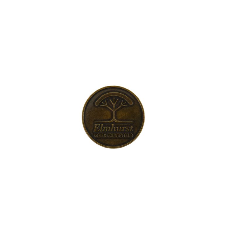 ahead Elmhurst Golf Country Club Ball Markers BM4RELMUHUR BRSS 01