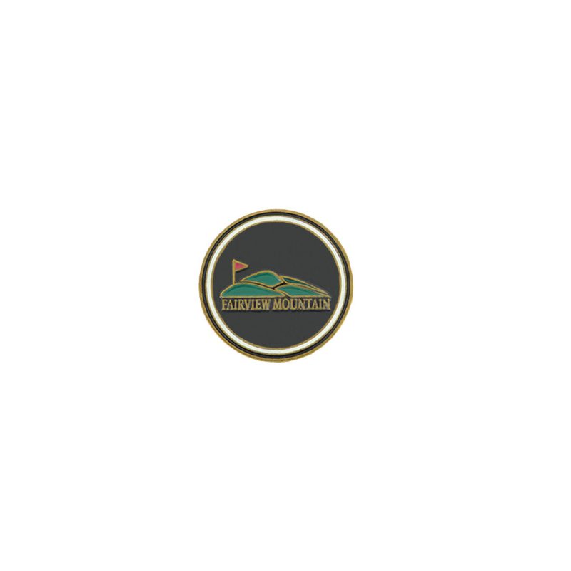 ahead Fairview Mountain Golf Club Ball Markers BM4R FAIRVIEWMT BLK 01