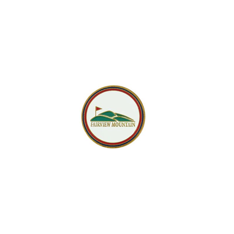 ahead Fairview Mountain Golf Club Ball Markers BM4R FAIRVIEWMT WHT