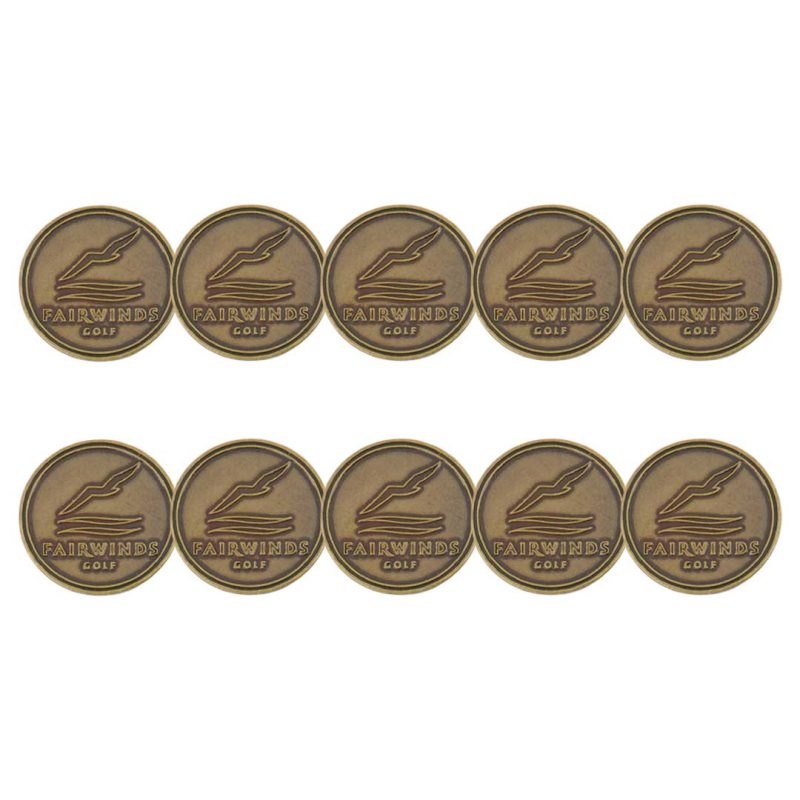 ahead Fairwinds Golf Ball Markers FAIRWINDS BRSS