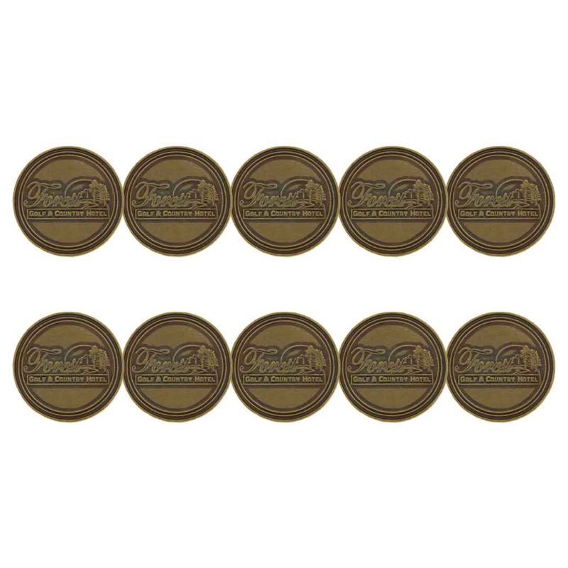 ahead Forest Golf Country Hotel Ball Markers BM4R FOR BRASS 03