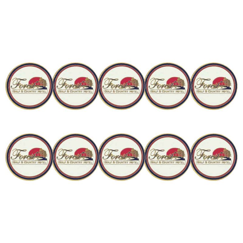 ahead Forest Golf Country Hotel Ball Markers BM4R FOR WHT 03