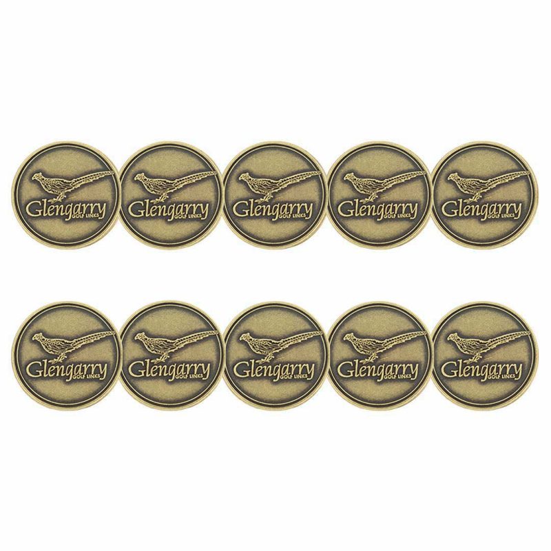 ahead Glengarry Ball Markers BM4 GLENGA BRASS 3