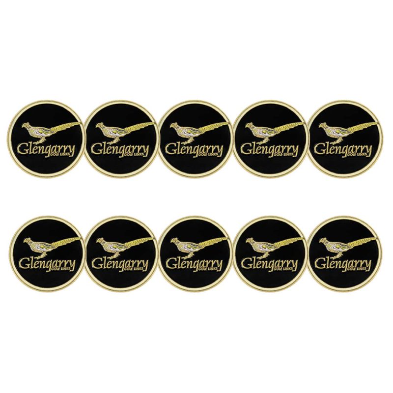 ahead Glengarry Golf Ball Markers BM4 GLENGA BLK 3