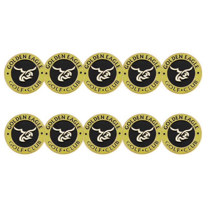 ahead Golden Eagle Golf Club Ball Markers BM4 HIDDEN BLK COP GRY 3