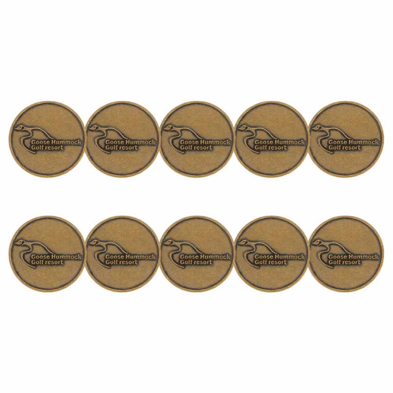 ahead Goose Hummock Golf Resort Ball Markers BM4RGOUS BRSS 03