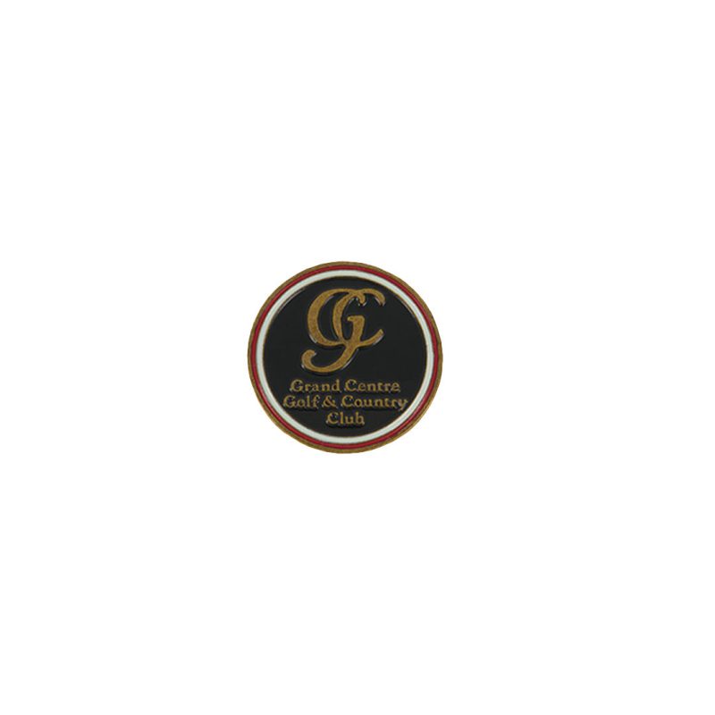 ahead Grand Centre Golf Country Club Ball Markers BM4R GRANCE BLK 01