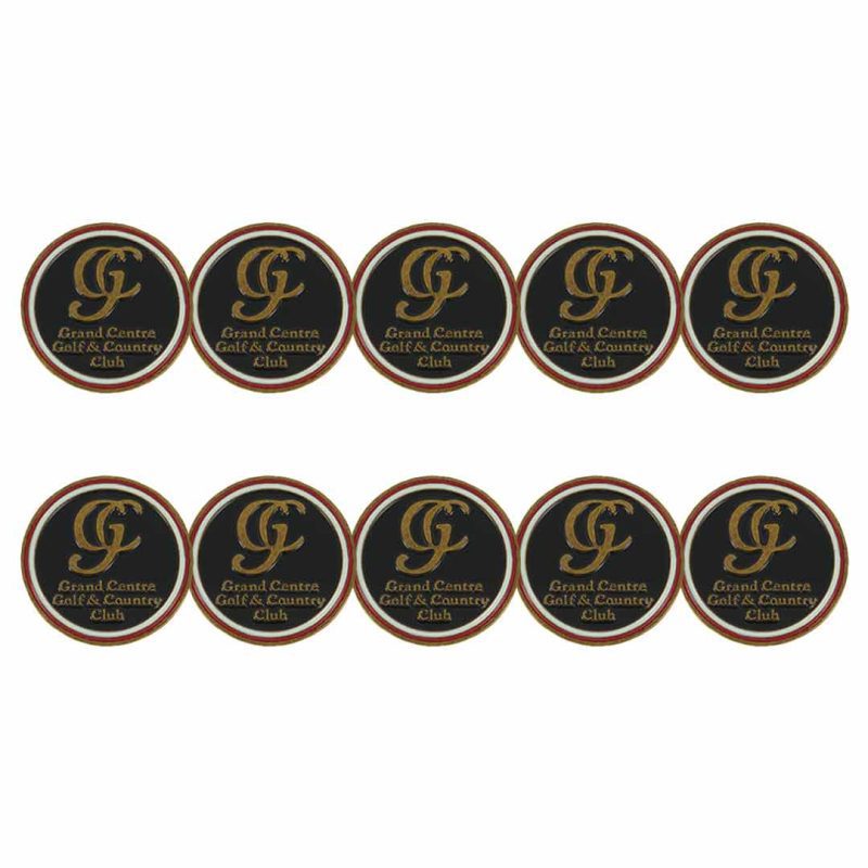 ahead Grand Centre Golf Country Club Ball Markers BM4R GRANCE BLK 03