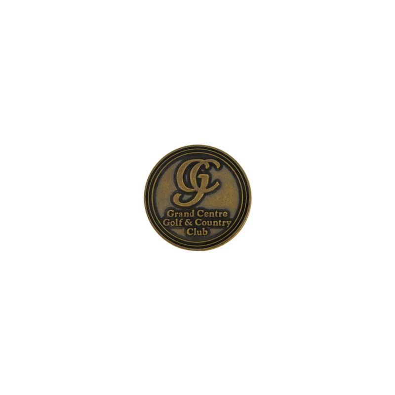 ahead Grand Centre Golf and Country Club Ball Markers BM4R GRANCE BRASS 1