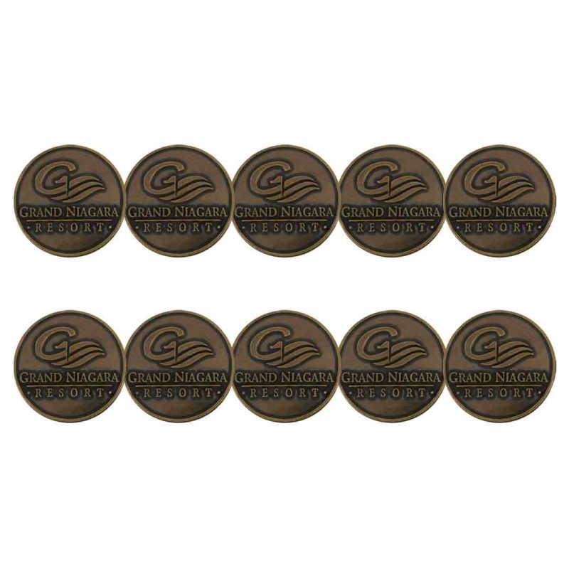 ahead Grand Niagara Resort Ball Markers BM4R GRANIA BRASS 1