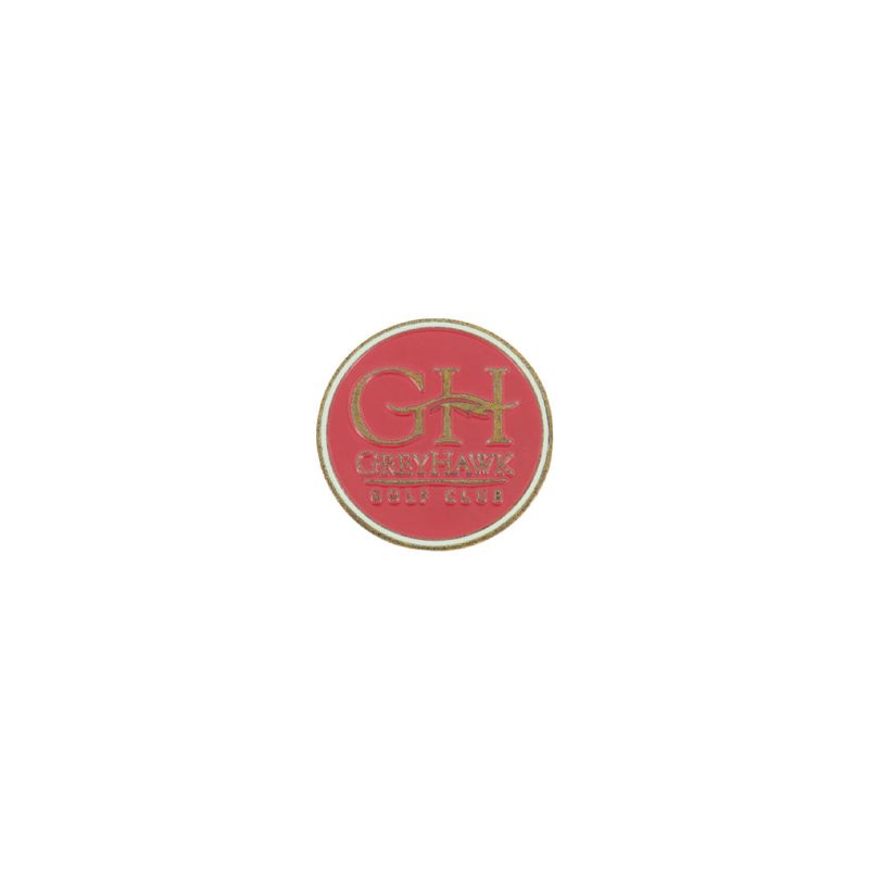 ahead GreyHawk Golf Club Ball Markers BM4R GREYHA 1 RED 2