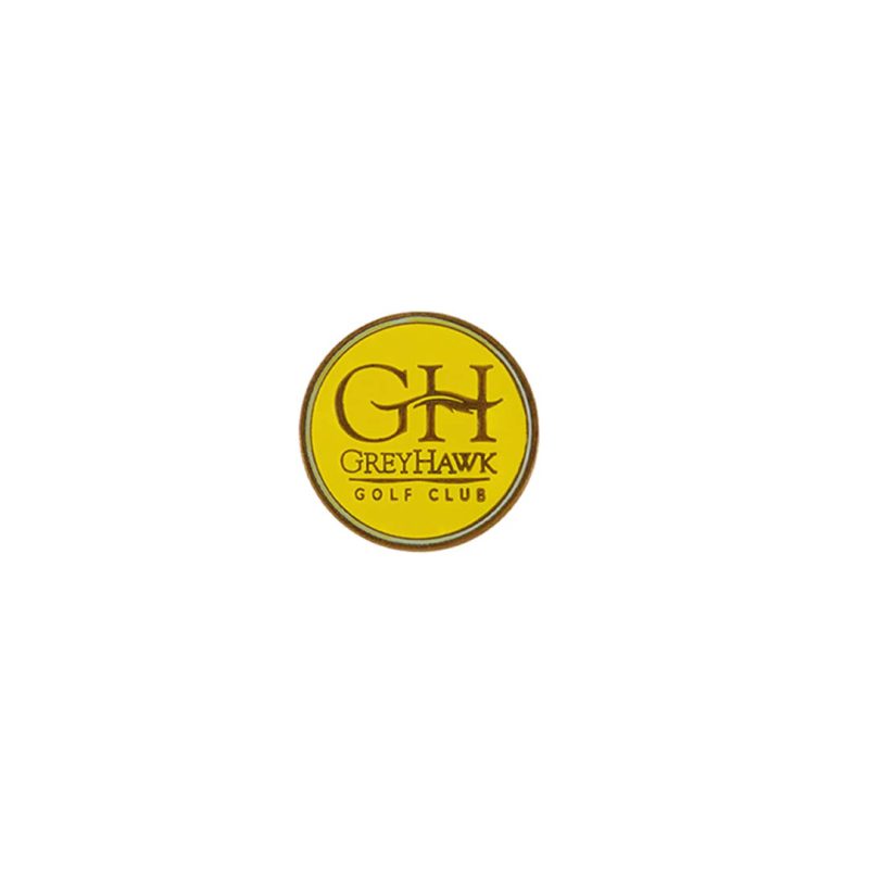 ahead Greyhawk Golf Club Ball Markers BM4R GREYHA 1 YEL