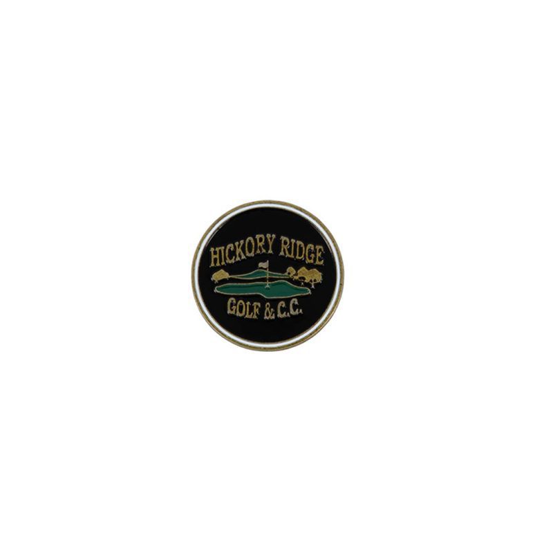 ahead Hickory Ridge Golf Country Club Ball Markers BM4R HICK BLK