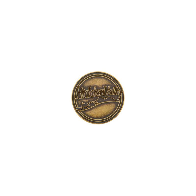 ahead Hidden Valley Ball Markers BM4 HIDDEN BRASS 2