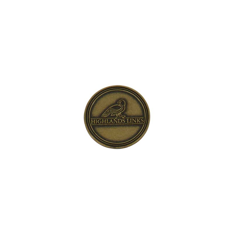 ahead Highland Links Ball Markers BM4 HIGHLA BRASS 01