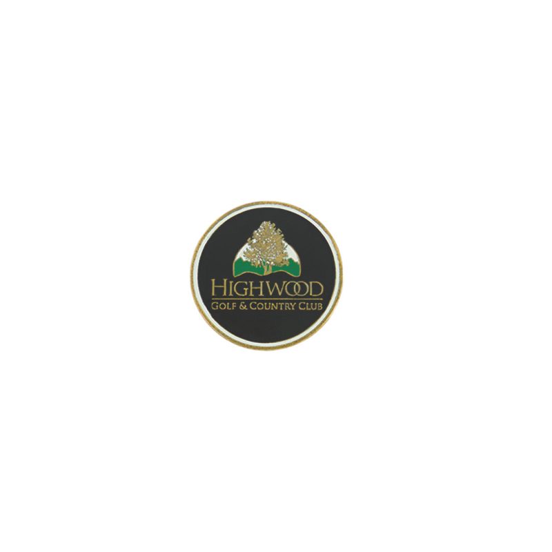 ahead Highwood Golf Country Club Ball Markers BM4R HIGHWO BLK 01