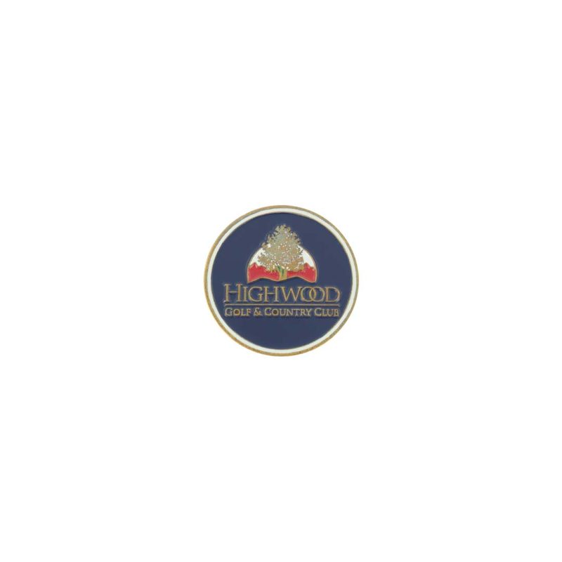 ahead Highwood Golf Country Club Ball Markers BM4R HIGHWO NVY 2