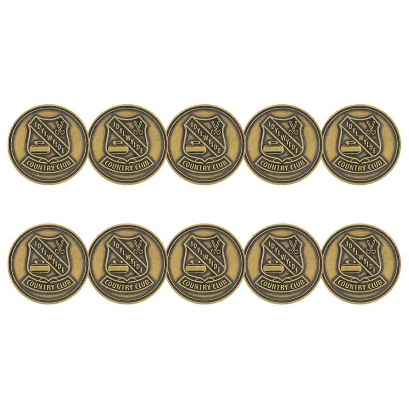 ahead Idylwylde Golf Country Club Ball Markers POKERSET MEDALLION BRSS 1 eb441f44 f2bb 4c17 ab5d 3fedcaf0d1d9