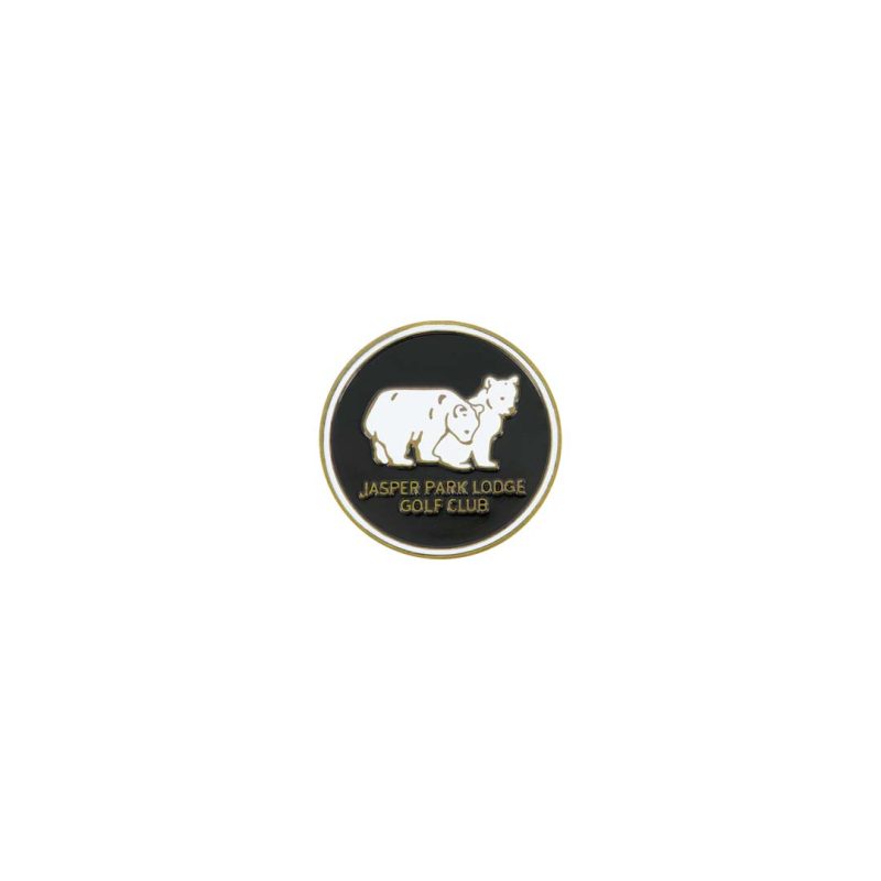 ahead Jasper Park Lodge Golf Ball Markers BM4R BEAR HIGH BLK 2