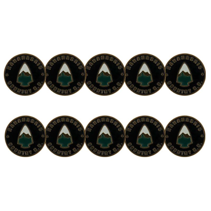 ahead Kananaskis Country Golf Club Ball Markers BM4R KANANA BLK GRN 3