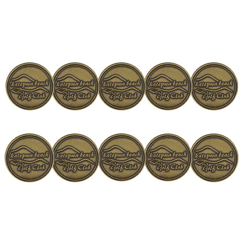 ahead Katepwa Beach Golf Club Ball Markers BM4R KATEPWA BRASS 3