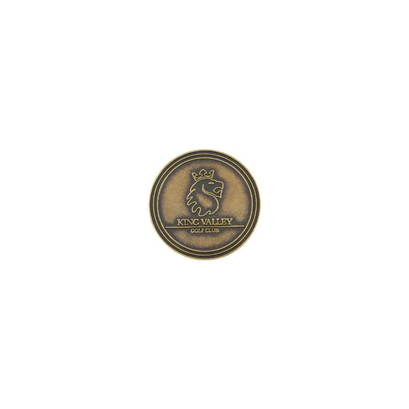 ahead King Valley Golf Club Ball Markers BM4 KING V BRASS 2