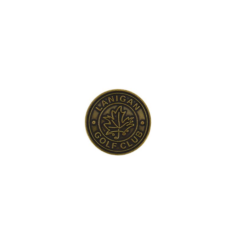 ahead Lanigan Golf Club Ball Markers BM4R LANIGAN BRASS 01