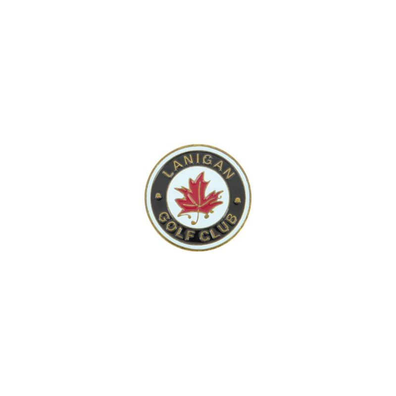 ahead Lanigan Golf and Country Club Ball Markers BM4R LANIGAN BLKWHT 2