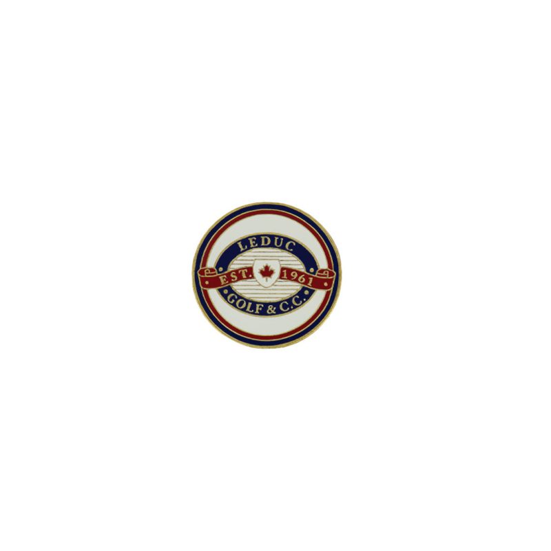 ahead Leduc Golf Country Club Ball Markers BM4 LEDUC WHT 01