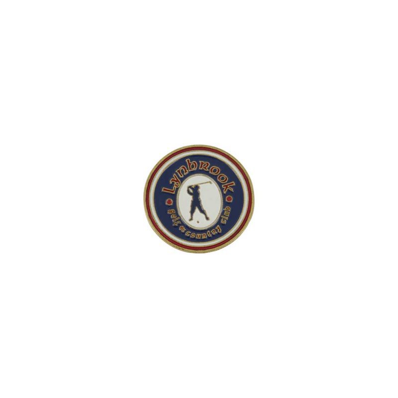 ahead Lynbrook Golf and Country Club Ball Markers BM LYN BROOK NVYWHT 01