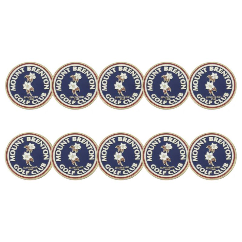 ahead Mount Brenton Golf Club Ball Markers BM4 MTBRE BLU