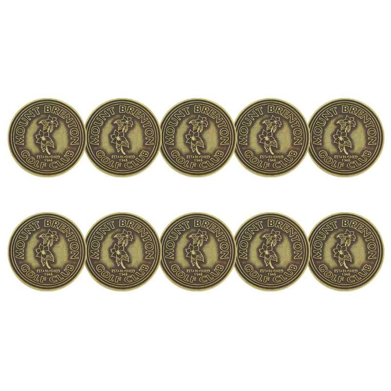 ahead Mount Brenton Golf Club Ball Markers BM4 MTBRE BRASS 1