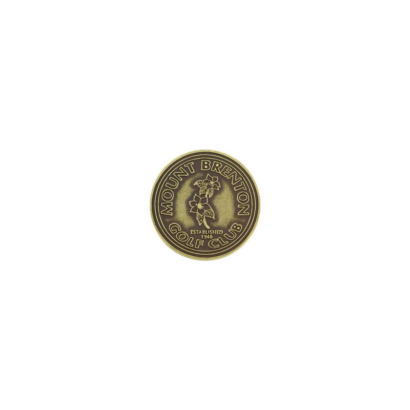 ahead Mount Brenton Golf Club Ball Markers BM4 MTBRE BRASS 2