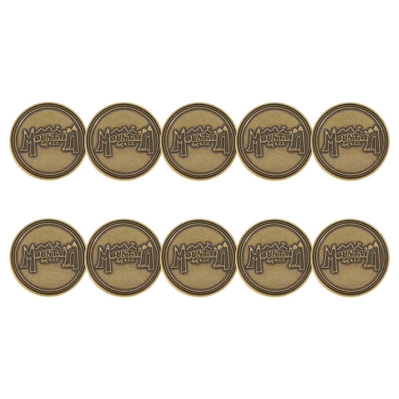 ahead Mountain Golf Ball Markers BM4 MOUNT BRASS