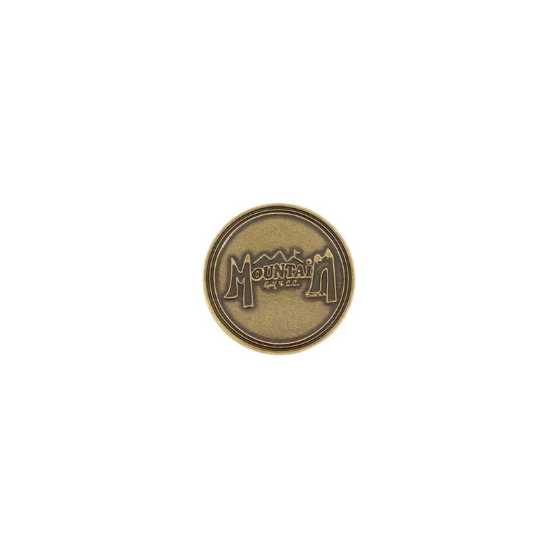 ahead Mountain Golf Ball Markers BM4 MOUNT BRASS 01