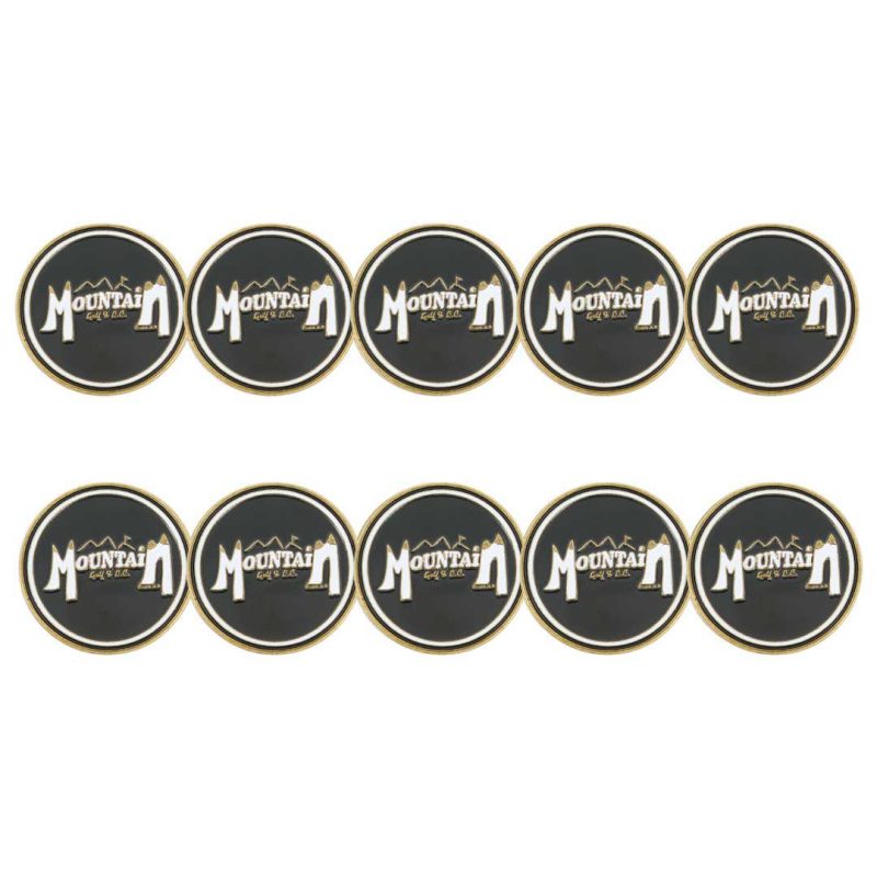 ahead Mountain Golf C.C Ball Markers BM4 MOUNT BLK 02