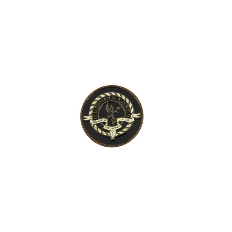 ahead Muskoka Lakes Golf Country Club Ball Markers BM4R MUSKOK BLK 01