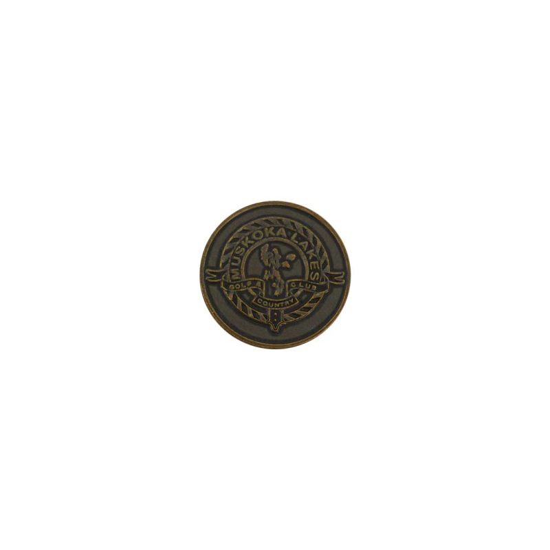 ahead Muskoka Lakes Golf Country Club Ball Markers BM4R MUSKOK BRASS 2