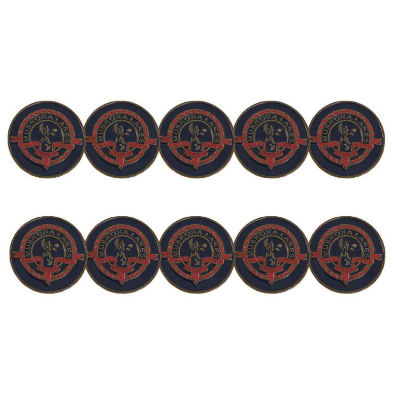 ahead Muskoka Lakes Golf Country Club Ball Markers BM4R MUSKOK NVY 03