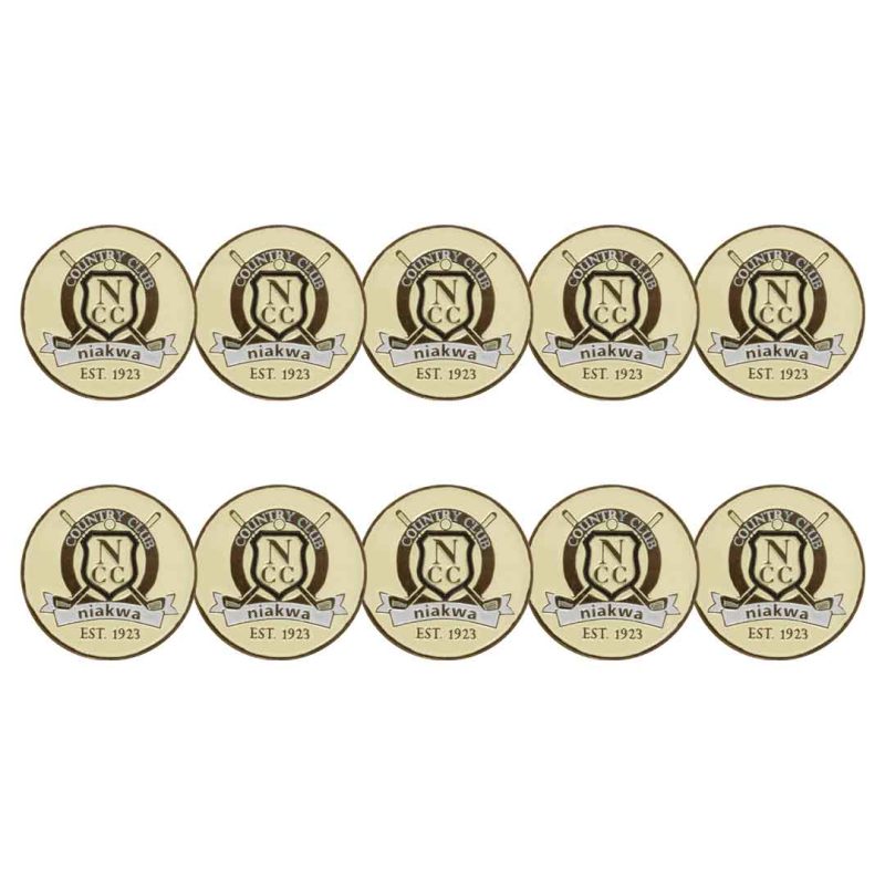 ahead Niakwa Country Club Ball Markers BM NIAKWA BEI