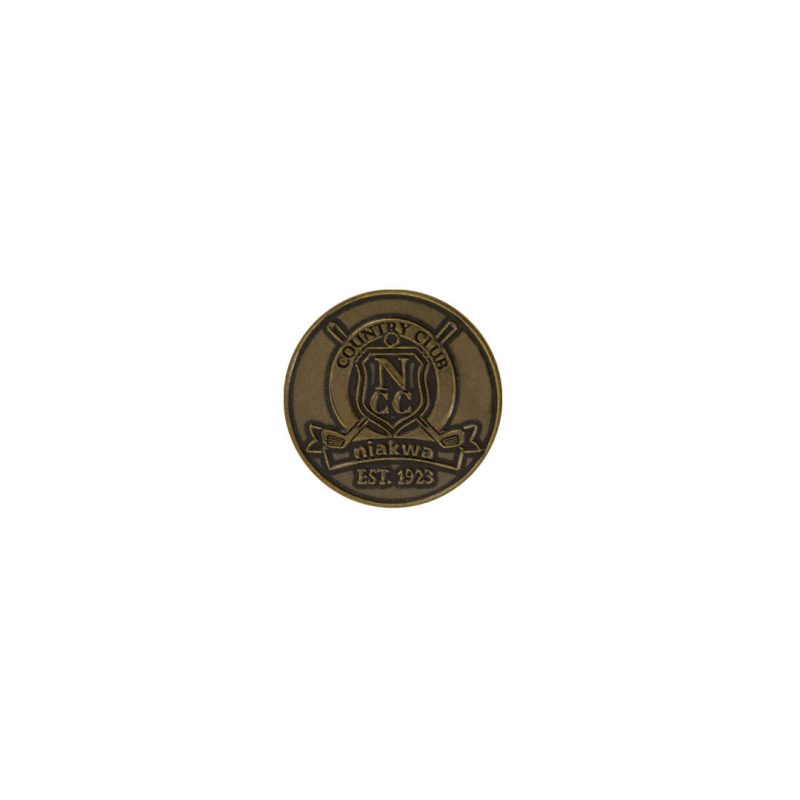 ahead Niakwa Country Club Ball Markers BM NIAKWA BRONZE 2