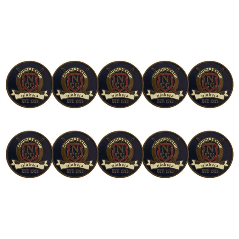 ahead Niakwa Country Club Ball Markers BM NIAKWA NVY 1