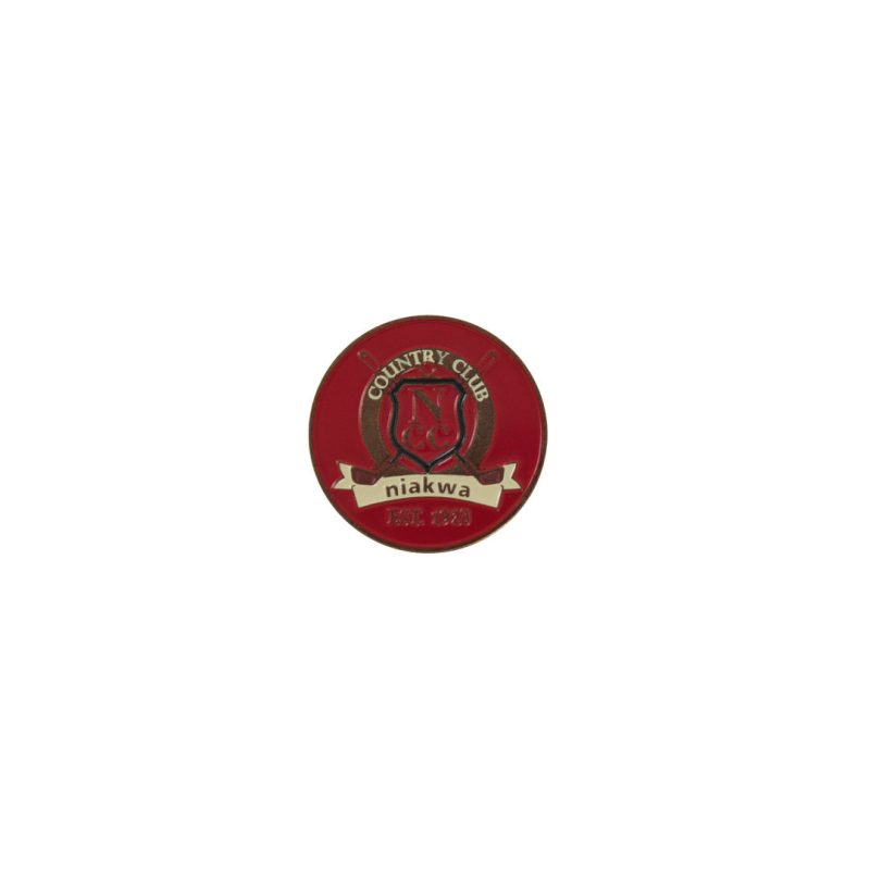 ahead Niakwa Country Club Ball Markers BM NIAKWA RED 2