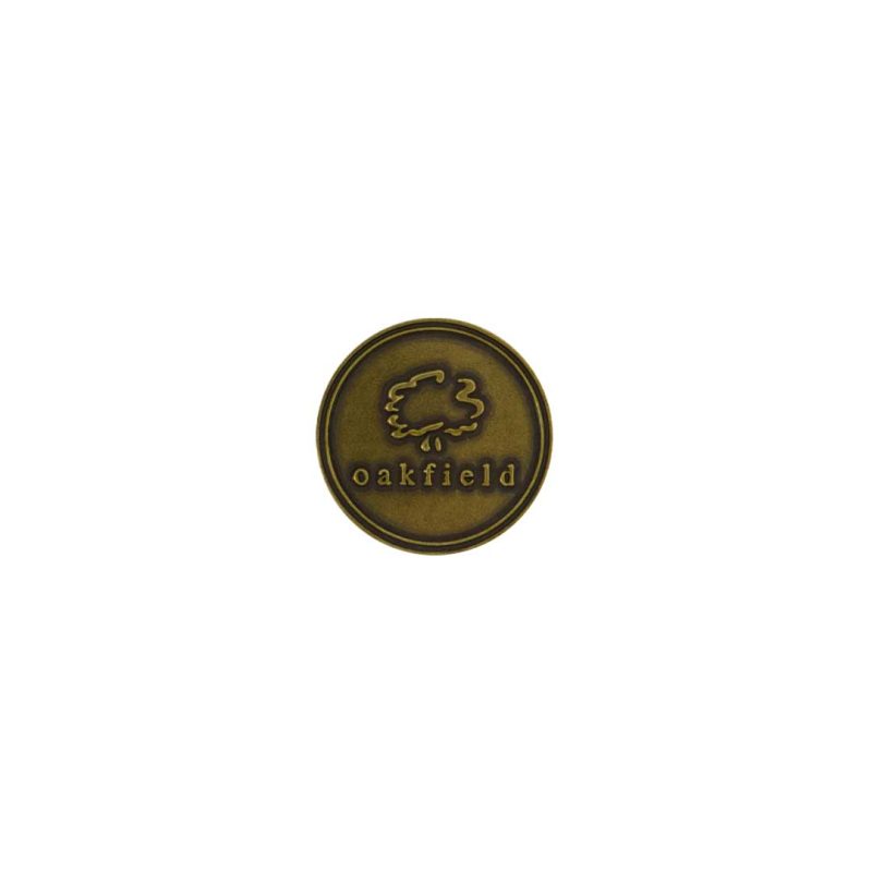 ahead Oakfield Golf Country Club Ball Markers BM4R OAKFIELD BRASS 2