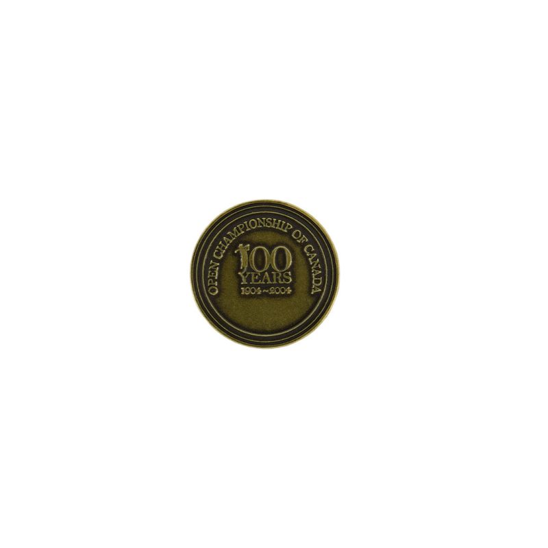 ahead Open Championship Of Canada 100 Years Golf Ball Markers BM4 BC0100 BRASS 01