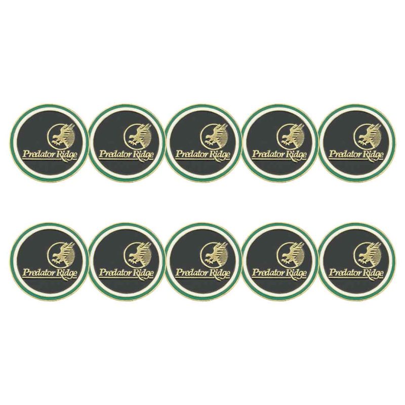 ahead Predator Ridge Golf Resort Ball Markers BM PREDAT BLK 03