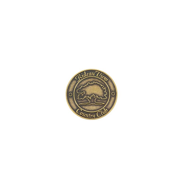 ahead Rideau View Country Club Ball Markers BM4 RIDE BRASS